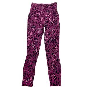Lululemon Align Pant Leggings With Pockets Women 4 Pink Leopard Print 25 Inseam
